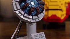 LEGO Iron Man Helmet and Arc Reactor
