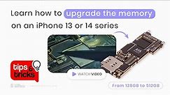 How to upgrade the Memory on an iPhone 13 or 14 Series (Tips and Tricks #51)