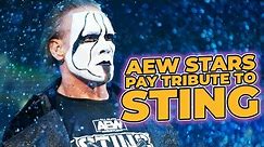 AEW Talent Pay Emotional Tribute To Sting