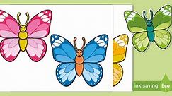 Colorful Butterfly Cut-Outs