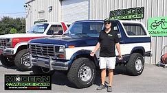 Fully Restored 1986 Ford Bronco XLT - Modern Muscle Cars
