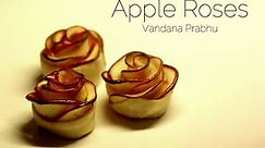 Baked apple roses/Apple Roses /How to make apple roses/DIY apple roses/Vandana's Quirky Kitchen