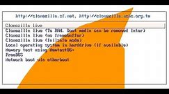 Clonezilla Disk Imaging And Cloning Utility Live USB Boot Disk Tutorial