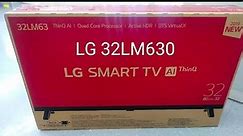 LG 32LM630 .SMART TV DG INPUT LENGKAP