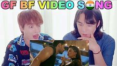 Korean singers' reactions to Indian couple's MV playing hard to get🇮🇳GF BF VIDEO SONG