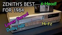Zenith VR-4000 VCR (Top End from 1984)