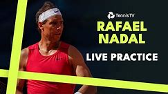 LIVE: Rafael Nadal Practices Before Madrid Opener vs Blanch!