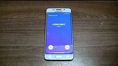 Samsung Galaxy A3 2016 incoming call
