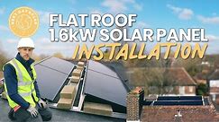 Flat Roof - Solar Installation - 1.6kWp - Step by step Guide for homeowners. + hot water system