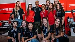 "True leader, supporter, pioneer and fan!": Fans react to Lewis Hamilton meeting F1 academy drivers during the US GP