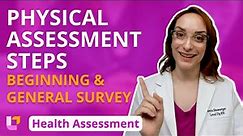 Physical Assessment Steps, Beginning Assessment, & General Survey - Health Assessment | @LevelUpRN