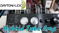 Dayton Audio HTA100BT Hybrid Stereo Tube Amplifier