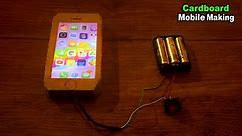 How to make Mobile Phone at home Using Cardboard - Making Cardboard Mobile - Mobile Phone Making
