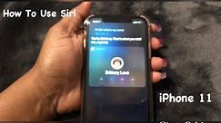 How To Use Siri iPhone 11 (iOS 13)