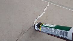 (310) How to fill and repair concrete cracks with DAP.