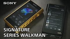 Sony's Signature Series Walkman NW-WM1Z and NW-WM1A