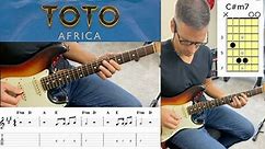 Toto Africa Guitar Chords and Tablature
