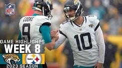 Jacksonville Jaguars vs. Pittsburgh Steelers Game Highlights | NFL 2023 Week 8