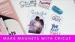 How to Make Magnets with Cricut Machine | CRICUT PRINT THEN CUT MAGNET | Stone City Magnetic Sheets
