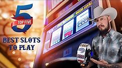 TOP 5 🎰 BEST SLOTS to play 😱 From a Slot Tech