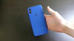 iPhone XS Max Silicone Case (Blue Horizon)