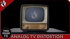 Old Analog TV Noise and static Sound Effects pack 🎵