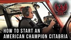 American Champion Citabria Startup And Takeoff | Step By Step