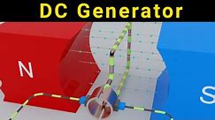 DC Generator 3D animation | DC Motor Working Principles | how does an electric motor work?
