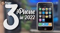 iPhone 3G in 2022: the first "upgrade" of the iPhone today