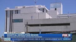 Demolition Of Old Palomar Hospital Begins