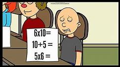 Classic Caillou Fails His Math Test, SUSPENDED, GROUNDED!!