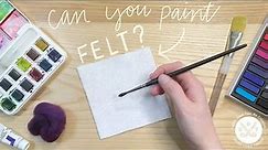 Can You Paint Felt? Testing 7 Ways to Color Felt!