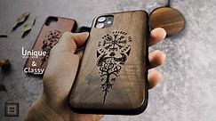 Series Carveit Wood Case for iPhone 11/11 Pro/11 Pro Max