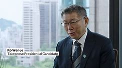 Taiwan Presidential Contender Ko Talks Cross-Strait Relations