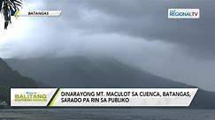 Mt. Maculot sa Cuenca, Batangas, sarado pa rin sa publiko