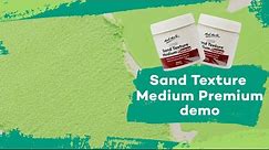Sand Texture Medium Coarse Premium 250ml demo