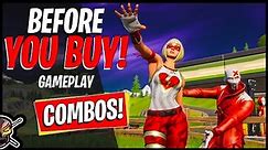 New CRUSHER and EX Skin Review in Fortnite! Combos/Gameplay (Fortnite Battle Royale)
