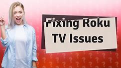 What causes Roku TV to stop working?