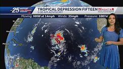 Lee and Tropical Depression 15