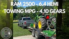 Ram 2500 6.4L Hemi Towing MPG with 4.10 Gear Ratio