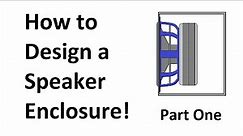 Design a Speaker enclosure for Free using WinISD!