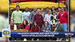 Something Good: Valdosta leaders and kids paddle down Withlacoochee River