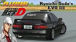 FR Legends | Detailed Kyoichi Sudo's Mitsubishi Lancer EVO 3 Initial D livery