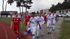 Rozpoczęcie meczu Pogoń Lębork - Jantar - Ustka 4:0 (10.09.2022)