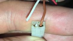 “fix” a BROKEN WIRE at a connector (without replacing the connector)