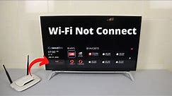 How to Fix Toshiba Smart TV Not Connecting to Wi-Fi