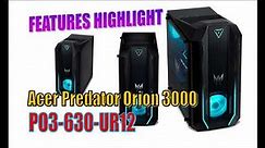 Acer Predator Orion 3000 PO3-630-UR12 Gaming Desktop