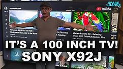 The END of Projectors! Sony X92J 100" 4K TV Setup & First Impressions