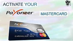 How to activate payoneer master card | Robot Balok