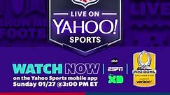 Watch the NFL Pro Bowl, LIVE, on Yahoo Sports